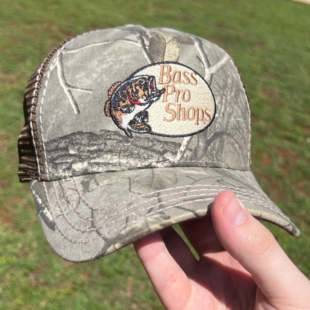 Camo Bass Pro Trucker Hat